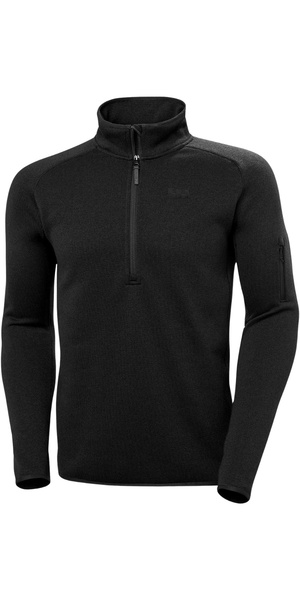 2025 Helly Hansen Mens Varde 1/2 Zip Midlayer 2.0 49430 - Black
